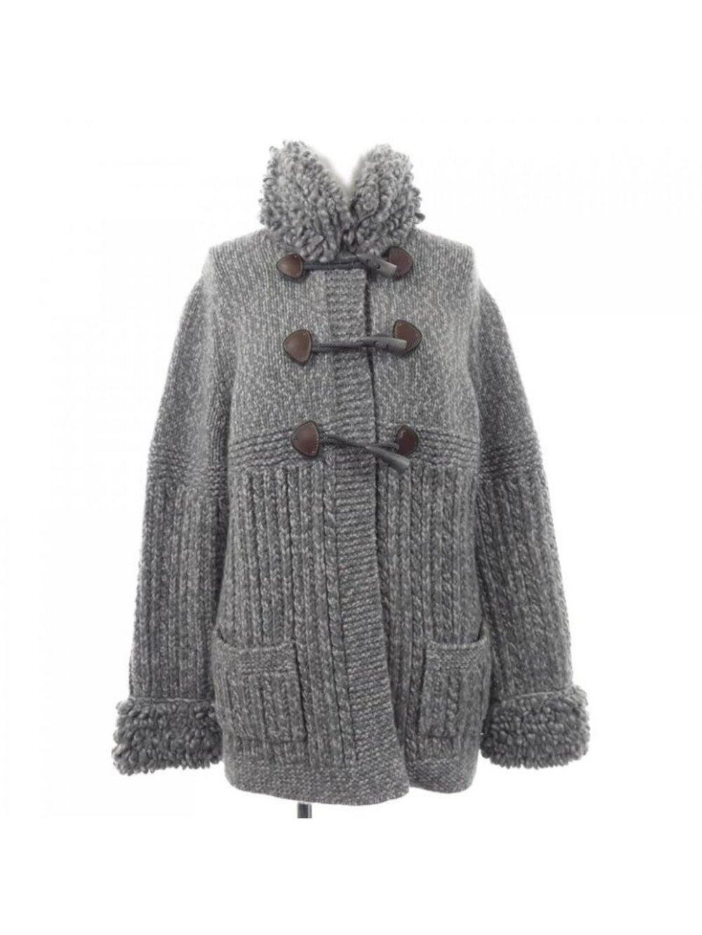 Chanel Size 38 Gray Coat